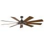 Wentylator Gentry XL KLF-GENTRY-85-WZ 3000K 1x14W/LED 1300 lm IP20 od Kichler