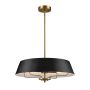 Lampa wisząca Luella KL-LUELLA-4P-BKB 4x40W/E14 IP20 od Kichler