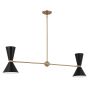 Lampa wisząca Phix KL-PHIX-2-LINEAR-CBB 4x40W/E27 IP20 od Kichler