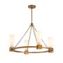Żyrandol Kristy KRISTY4-DG-OPAL 4x40W/E27 IP20 od Elstead Lighting