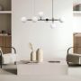 Lampa wisząca Alisa LP-005/6P BK/WH 6x40W/E14 IP20 od Light Prestige