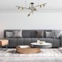 Lampa wisząca Arizona LP-074/9PL BK/GD 9x50W/GU10 IP20 od Light Prestige