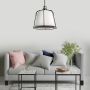 Lampa wisząca Dritto LP-123/1P S WH 1x60W/E27 IP20 od Light Prestige