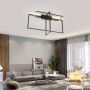 Lampa sufitowa Frame 3D LP-980/3D4 BK 4000K 1x60W/LED 1660 lm IP20 od Light Prestige