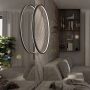Lampa wisząca Mirror LP-999/1P L BK 3000K 1x50W/LED 3000 lm IP44 od Light Prestige