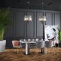 Żyrandol Mona LP-5005/3P czarna 3x40W/E14 IP20 od Light Prestige