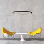 Lampa wisząca Ring LP-909/1P S BK CCT 3000K|4000K|6000K 1x48W/LED IP20 od Light Prestige