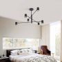 Lampa sufitowa Snow LP-731/6P BK 6x50W/GU10 IP20 od Light Prestige