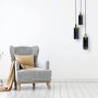 Lampa wisząca Tirana LP-945/3P BK 3x60W/E27 IP20 od Light Prestige