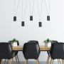 Lampa wisząca Toledo LP-432/5P BK 5x50W/GU10 IP20 od Light Prestige