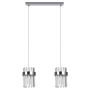 Lampa wisząca Vetro LP-2910/2L CH 2x10W/E14 IP20 od Light Prestige