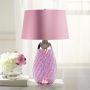 Lampka stołowa LENA LARGE LENA-TL-L-PLUM 1X7W/GU10+1x60W/E27 od Elstead Lighting