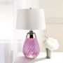 Lampka stołowa LENA LARGE LENA-TL-L-PLUM-OWSS 1X7W/GU10+1x60W/E27 od Elstead Lighting