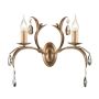 Lampa ścienna LL2 ANT BRZ LILY od Elstead Lighting