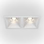 Downlight wpuszczany Alfa LED DL043-02-15W3K-D-SQ-W 3000K 2x30W/LED 2250lm IP20 od Maytoni