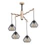 Lampa wisząca WOODY MLP282 4x60W/E27 IP20 od Milagro