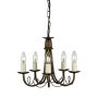 Żyrandol MN5 BLK/GOLD MINSTER od ELSTEAD LIGHTING