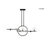 Lampa sufitowa Alure Line Twin MSE010100346 3000K 7x5W|16W/G9 1280lm IP20 od moosee