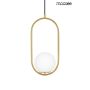 Lampa wisząca Aurelia MSE010100301 1x250V/E14 IP20 od moosee