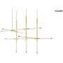 Lampa wisząca MIKADO MSE1501100487 3000K 30W/LED 2400lm od King Home