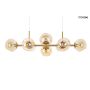 Lampa wisząca MOOSEE ROMEO GOLD MSE010100171 8x40W/E27 IP20 od King Home