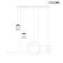 Lampa wisząca Stars MSE010100343 3000K 1x46W/LED 3680lm IP20 od moosee