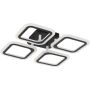 Lampa sufitowa STELLAR MS232040R-BK 3000-6000k 4x30W/LED 2600lm od Zuma Line