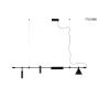 Lampa wisząca Technics MSE010100333 3000K 1x12W|40 W /LED 960lm IP20 od moosee
