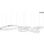 Lampa wisząca WAVE MSE1501100200 3000K 103W/LED 8240lm od King Home