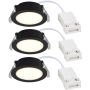 Downlight wpuszczany Olea 2510400103 2700k 3x4.4w/led 345lm ip65 od Nordlux