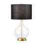Lampa stołowa Orb ORB-CLEAR-AB-BLK 1x60W/E27 od Elstead Lighting