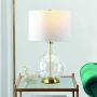 Lampa stołowa Orb ORB-CLEAR-AB-WHT 1x60W/E27 od Elstead Lighting