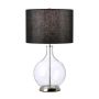 Lampa stołowa Orb ORB-CLEAR-PN-BLK 1x60W/E27 od Elstead Lighting