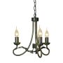 Żyrandol OV3 BLK/GOLD OLIVIA od ELSTEAD LIGHTING