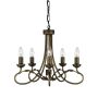 Żyrandol OV5 BLK/GOLD OLIVIA od ELSTEAD LIGHTING