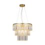 Lampa wisząca TIFANNY P17127-4-1GD 4x40W/E14 IP20 od Zuma Line