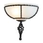 Lampa ścienna PB/WU BLACK PEMBROKE od Elstead Lighting