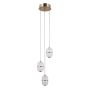 Lampa wisząca Alani PND-34375-3-HBR 3000K 3x15W/LED 1170lm IP20 od Italux
