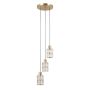 Lampa wisząca Alma PND-40668-3-HBR 3x40W/E27 IP20 od Italux