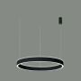 Lampa wisząca Brasco PND-56215D-080RPP-BK-3KS4K-TRDIMM 3000K|4000K 2x80W/LED 5800lm IP20 od Italux
