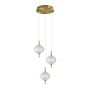 Lampa wisząca Corado PND-81418-3-BK-GD 3000K 1x12W/LED 1084lm IP20 od Italux