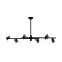 Lampa sufitowa Elice PND-58892-6-BK-BRO 6x35W/GU10 IP20 od Italux