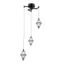 Lampa wisząca Fuente PND-34395-3-BK 3000K 3x15W/LED 1108lm IP20 od Italux