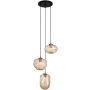 Lampa wisząca Hatella PND-112038-3A-BRO+AMB 3x40W/E27 IP20 od Italux
