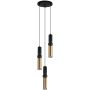 Lampa wisząca Isidora PND-14290-3-BK-BRO 3x25W/GU10 IP20 od Italux