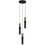 Lampa wisząca Isidora PND-14290-3-BRO-BK 3x25W/GU10 IP20 od Italux