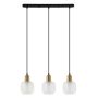 Lampa wisząca Lamezia PND-67594-3-BRO+CL 3x40W/E27 IP20 od Italux