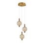 Lampa wisząca Lenti PND-83631-3-AB-AMB 3000K 1x18W/LED 1340lm IP20 od Italux