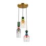 Lampa wisząca Manso PND-37462-3A-MC-GD 3x40W/E14 IP20 od Italux