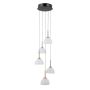 Lampa wisząca Montiela PND-34374-5-BK 3000K 5x25W/LED 1286lm IP20 od Italux